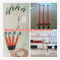 Portable electrical earth rod&ground rod,H.V. Earth rod&earthing sets